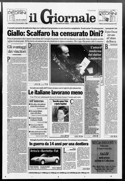 Il giornale : quotidiano del mattino